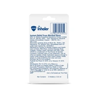 Vicks Inhaler (Instant Relief From Blocked Nose) - 2 Pieces - 2 Pieces