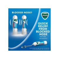 Vicks Inhaler (Instant Relief From Blocked Nose) - 2 Pieces - 2 Pieces