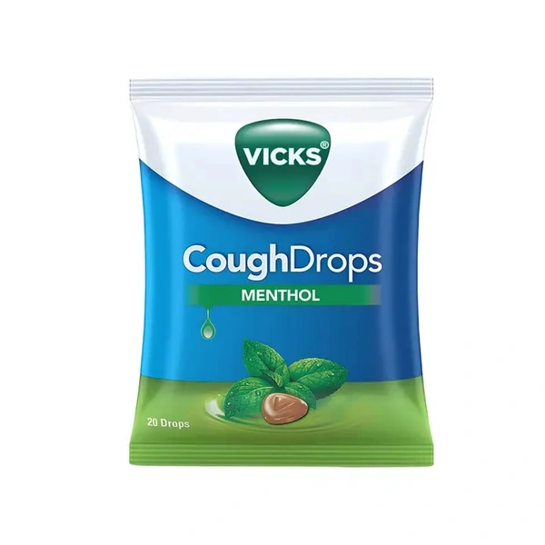 Vicks Menthol Lozenges (Relieves Throat Irritation) - 20 Pieces - 20 Pieces