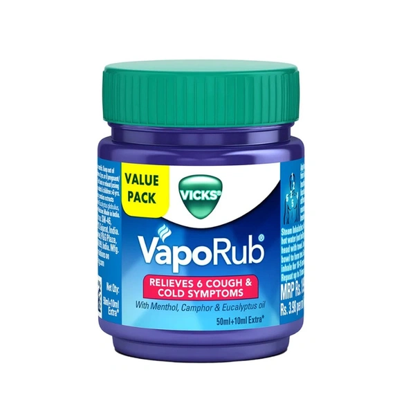 Vicks VapoRub Chest rubs & balms (Relieve Cold, Cough & Blocked Nose) - 50 ml - 50 ml