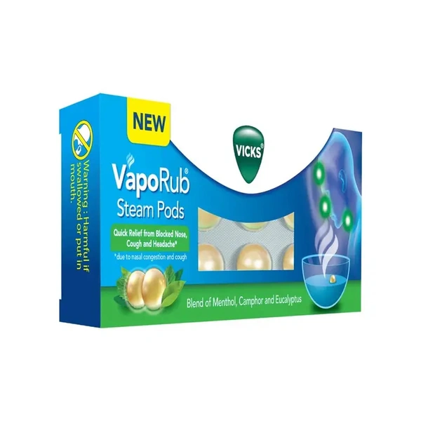 Vicks VapoRub Steam Pods - 10 Pieces - 10 Pieces