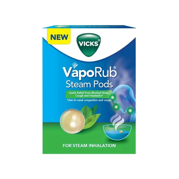 Vicks VapoRub Steam Pods - 4 Pieces - 4 Pieces