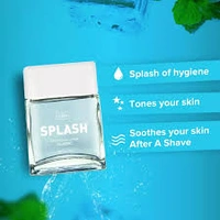 VI-JOHN Splash After Shave Classic Lotion-50 ml Free Shaving Cream-10 gm - 10 gm