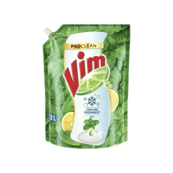 Vim Anti Smell Dishwash Gel With Pudina - 2 ltr - 2 ltr