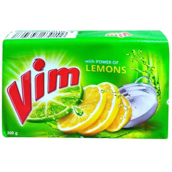 Vim Lemon Dishwash Bar - 300 gm - 300 gm