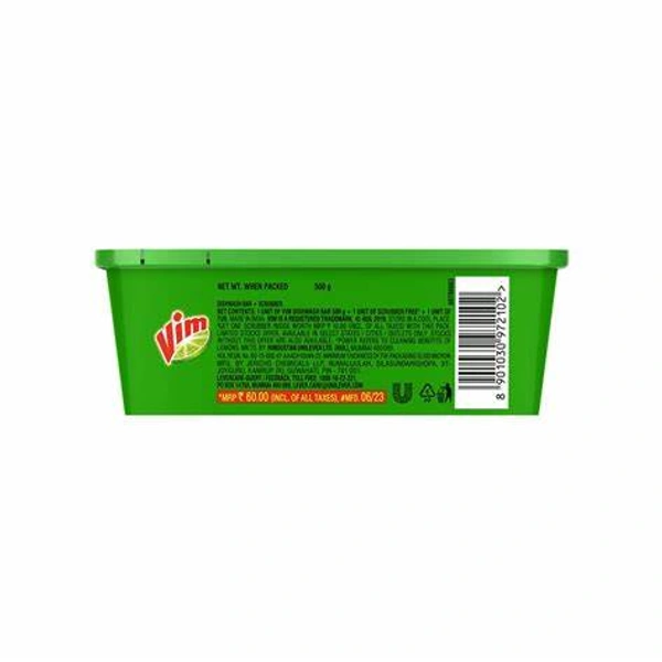 Vim Lemon Tub Dishwashing Tub - 500 gm - 500 gm