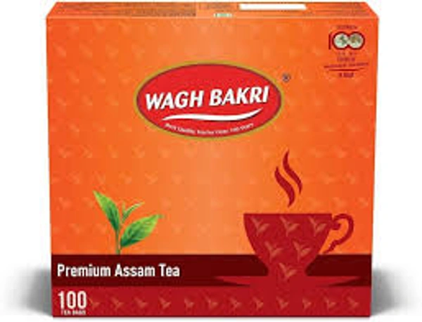 Wagh Bakri Premium Assam Tea - 100 pieces - 100 Pieces