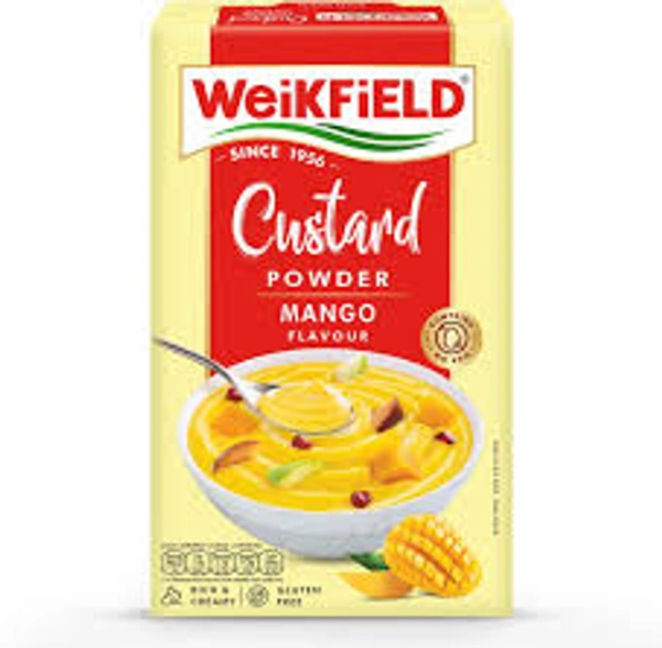 WeiKField Custard Powder Mango Flavoured - 75 gm - 75 gm