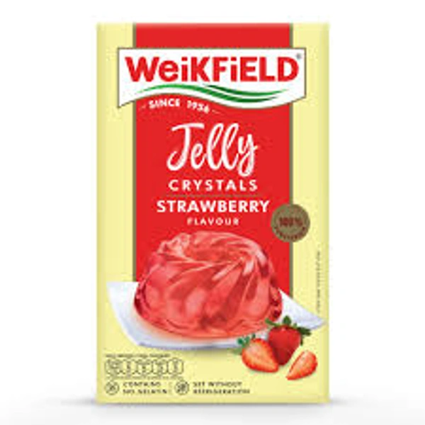 WeikField Jelly Crystals Mix Strawberry Flavoured - 90 gm - 90 gm