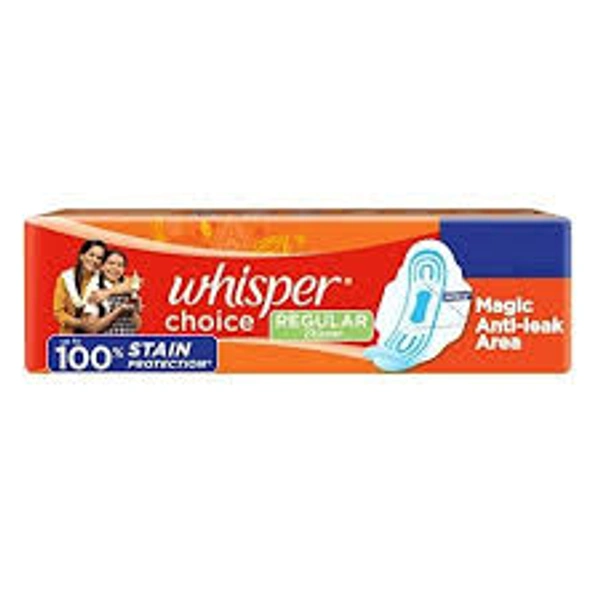 Whisper Choice 100% Stain Protection Regular 230 mm - 6 Pieces - 6 Pieces
