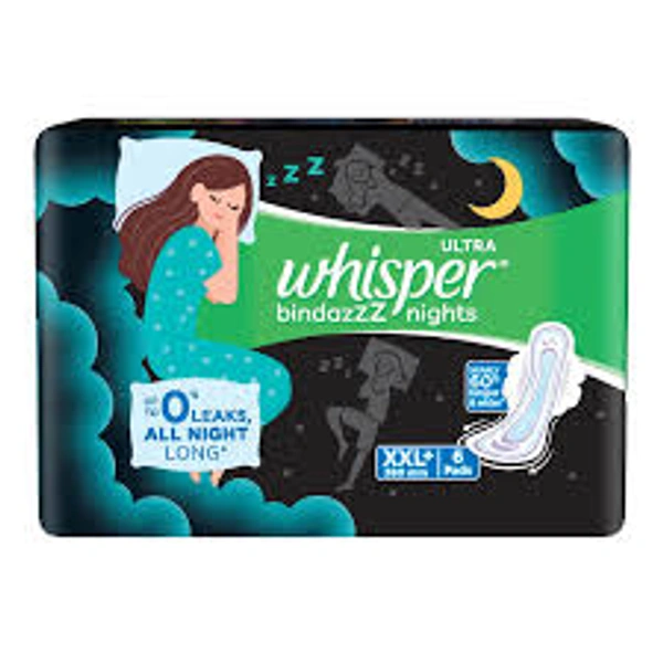 Whisper Ultra Bindazzz Night XXL+ 360 mm 6 Pads - 6 Pads