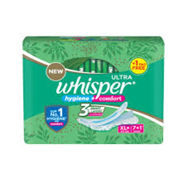 Whisper Ultra Hygiene Comfort XL+ 317 mm-7 Pads - 7 Pads