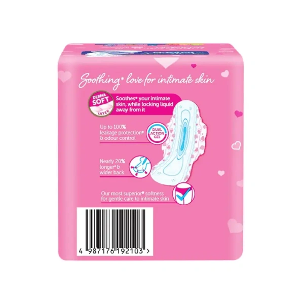 Whisper Ultra Soft Air Fresh Pores Sanitary Pads - 15 Pieces