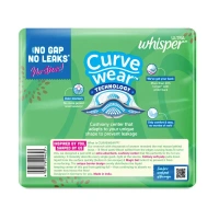 Whisper Ultra Upto No Gap No Leaks Sanitary Pads (44 Pieces) - (XL) - 44 Pieces