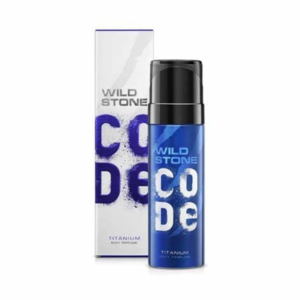 WILD STONE CODE BODY PERFUME TITANIUM - 120 ML