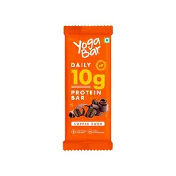 Yoga Bar 10 Gm Coffee Rush Protein Bar - 50 gm - 50 gm
