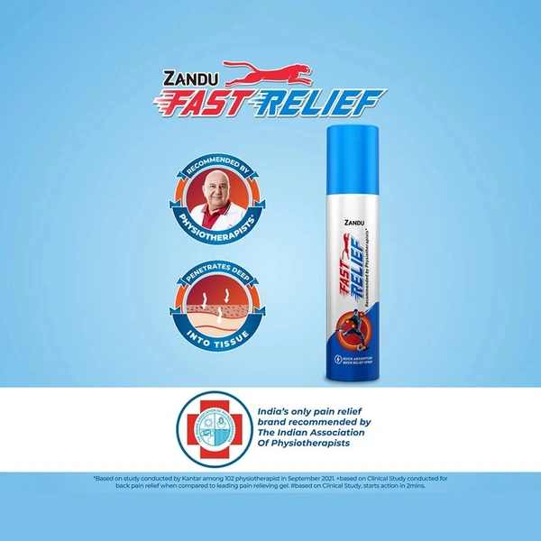 Zandu Fast Pain Relief Spray - 50 ml - 50 ml