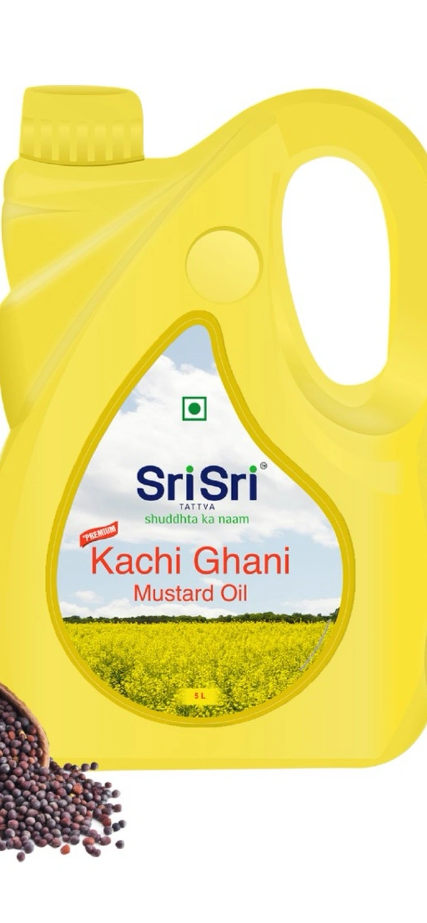 Sri Sri Pure Kachi Ghani Oil - 5ltr