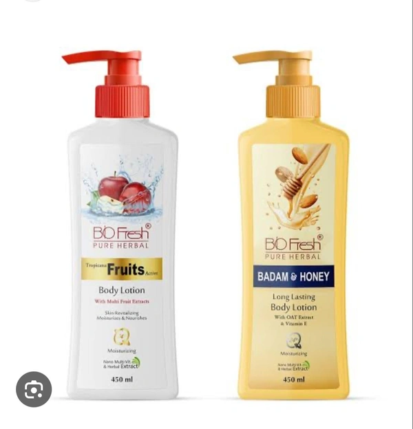 BIO FRESH PURE HERBAL FRUITS BODY LOTION 450 ML - 450 ML