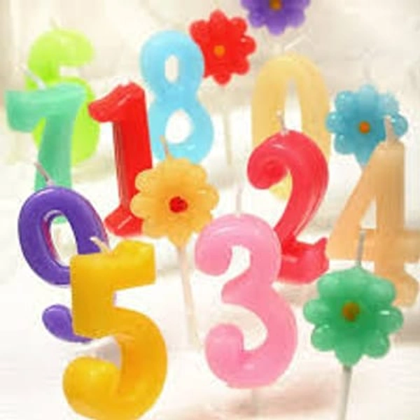 Birthday Numbers Candles - 1pc - 1pc