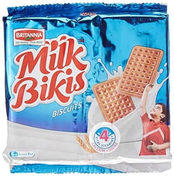 Britannia Milk Bikis Biscuits - 200g - 200 gm