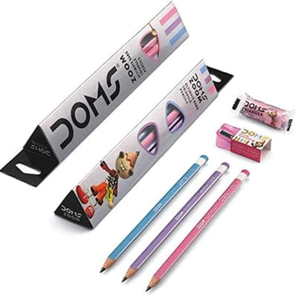 DOMS Zoom Ultimate Dark Triangle Pencils Combo- 1 set - 1 set