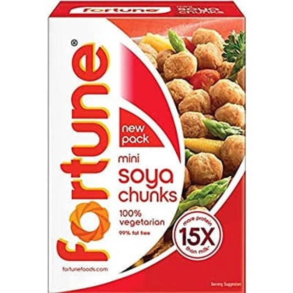 Fortune Mini Soya Chunks- 200g - 200gm