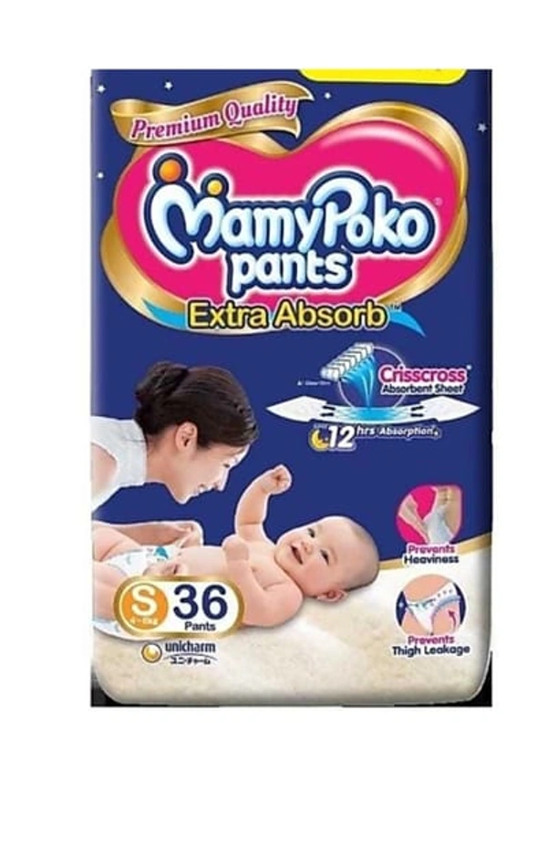 Mamy Poko Pants Extra Absorb Small 36 Pants - 1pc - 36 pc pack
