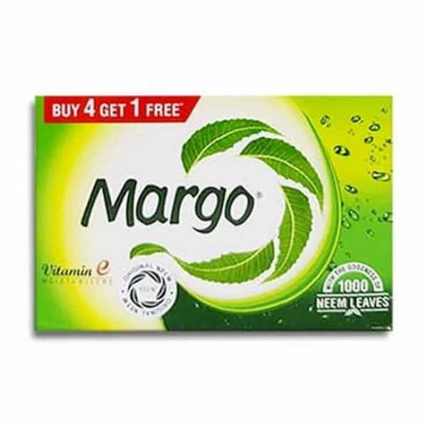 Margo Bathing Soap -100g Buy 4 Get 1 Free