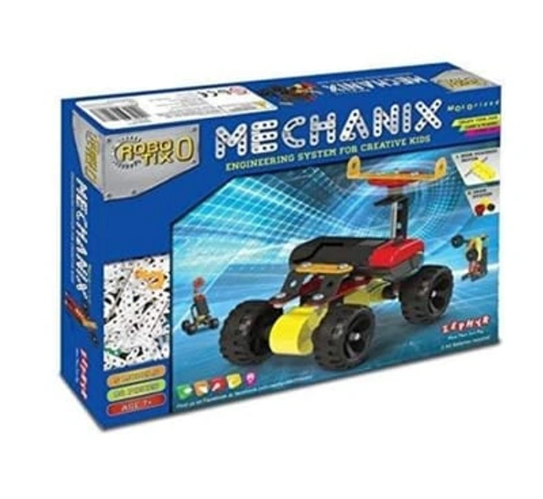 Mechanix Engineering System for Creative Kids Motorized 84 Pc set - 1 Set - 1 set
