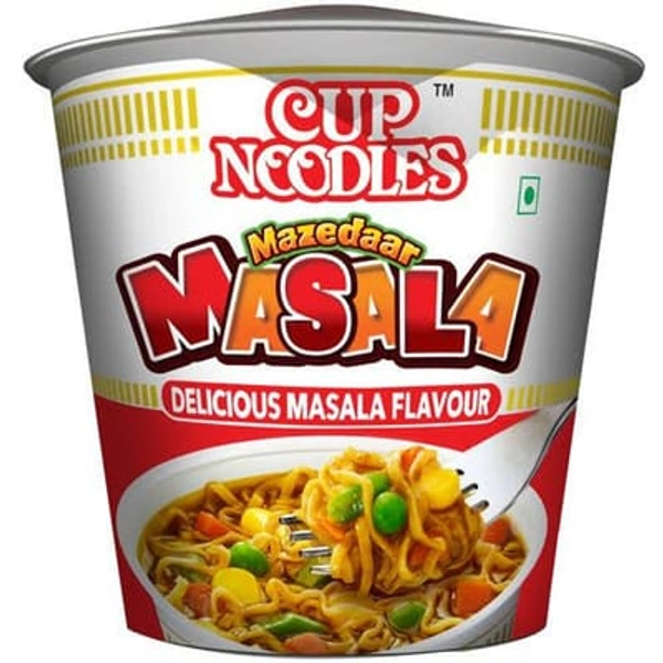 Nissin Cup Noodles - Mazee Masala Flavor - 70 g - 70 gm