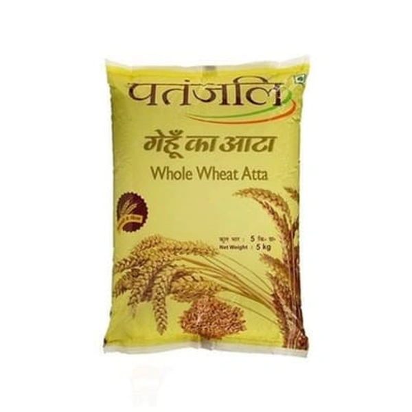 Patanjali Whole Wheat Atta- 5kg - 5 gm