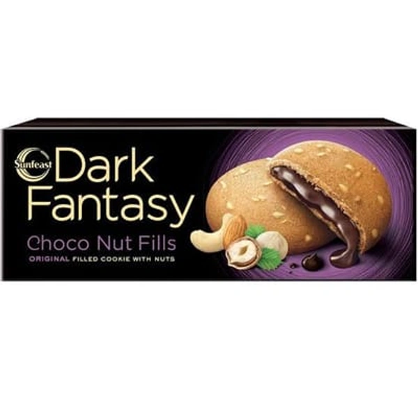Sunfeast Dark Fantasy Choco Nut Fills- 75 g - 75 gm