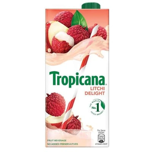 Tropicana Juice-Litchi Delight - 1ltr - 1 ltr