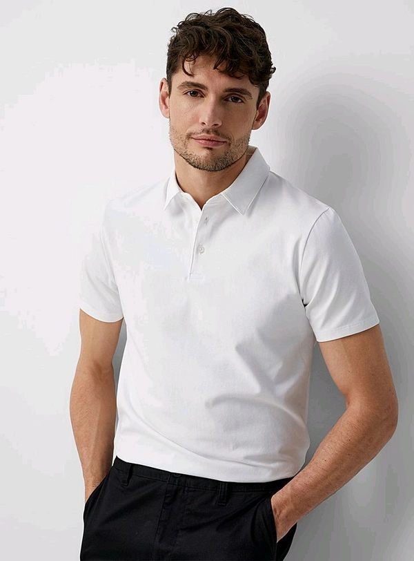 Branded Surplus Polo OG - M, White