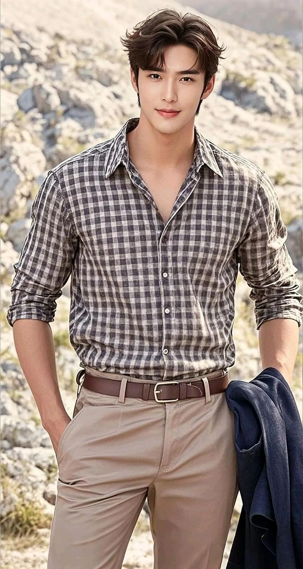 Premium SURPLUS Checks OG shirt - L, Brown