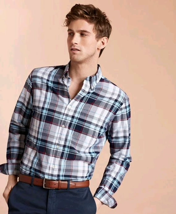 Premium SURPLUS Checks OG shirt - L, White