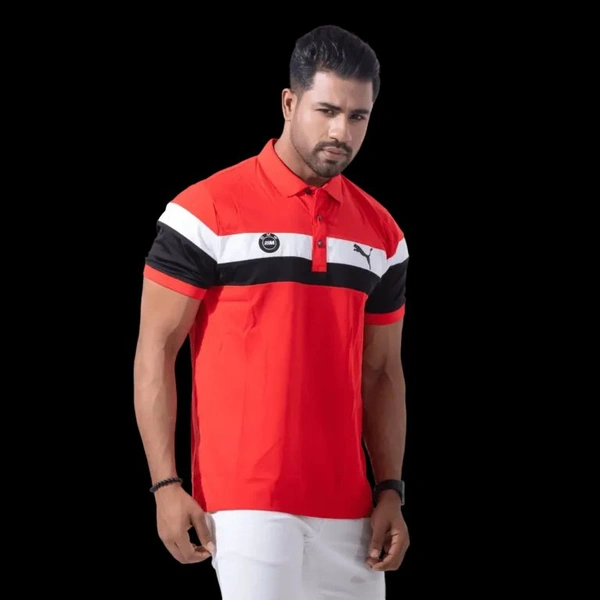 Branded Imported Surplus Polo OG - M, Red