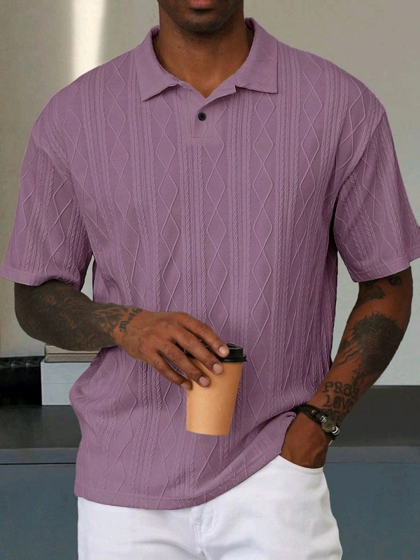 Branded Imported Surplus Polo Knitted OG - M, Mauve