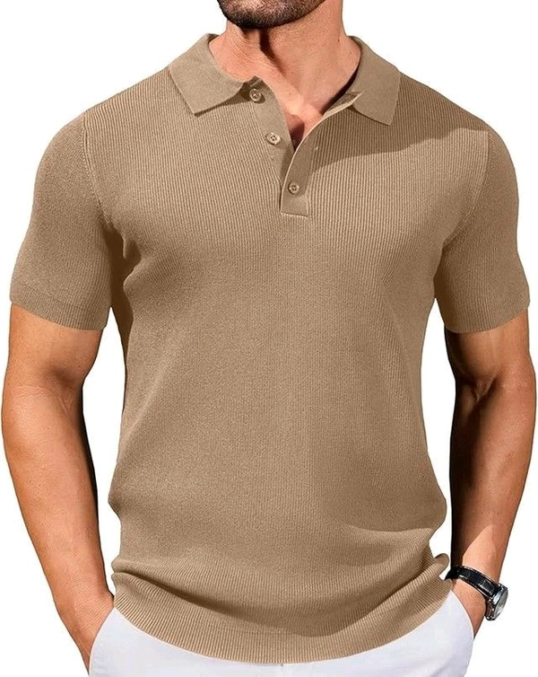 Branded Imported Surplus Polo Knitted OG - 4xl, Tan