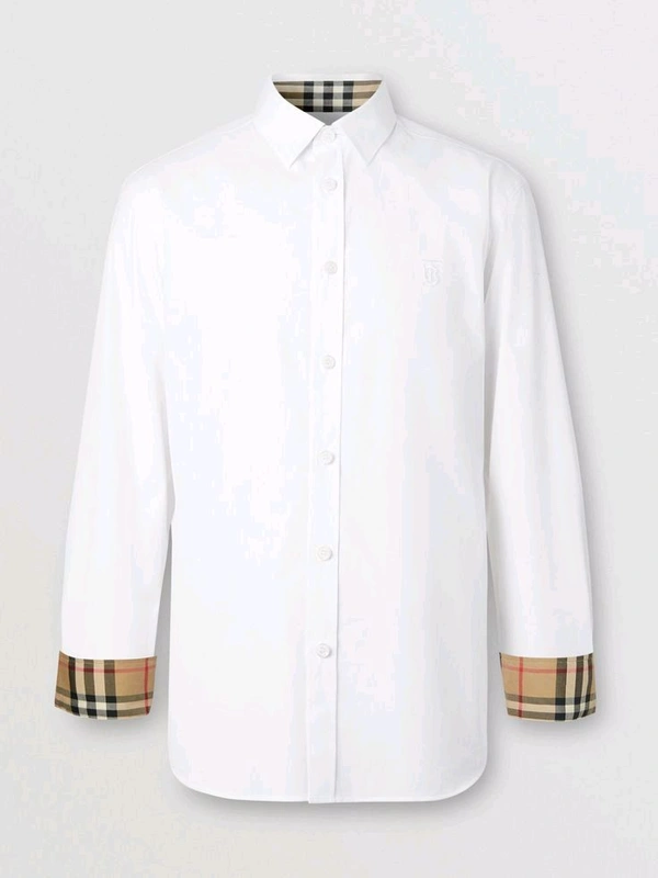 Luxury Brand Plain Shirt OG  - White, L