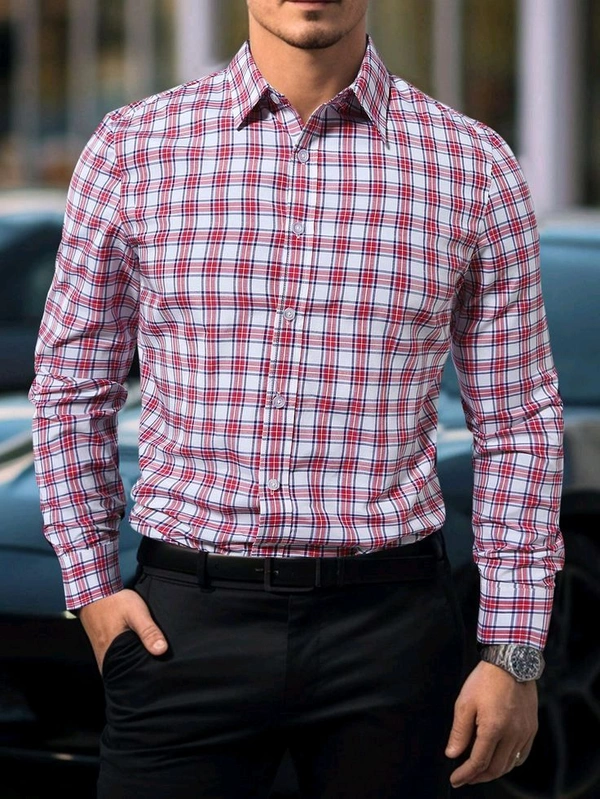 Premium Imported Check Shirts - L, Stiletto