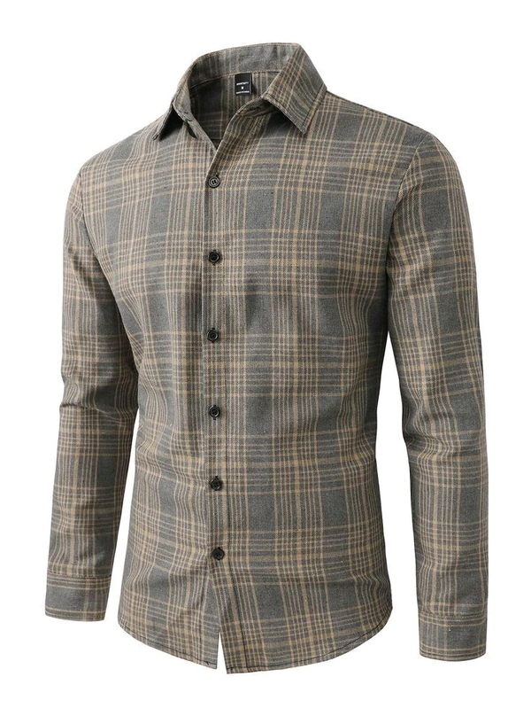 Premium Imported Check Shirts - XXL, Dorado