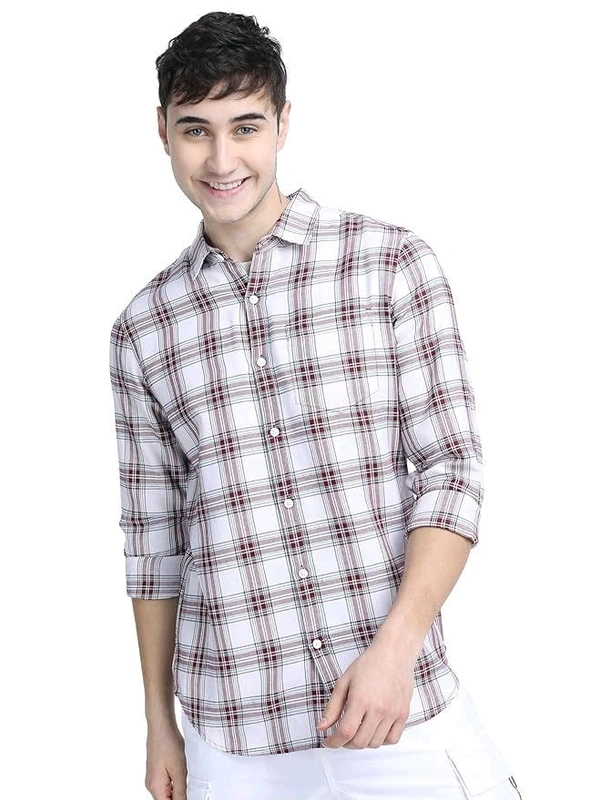 Premium Imported Check Shirts - L, Mercury
