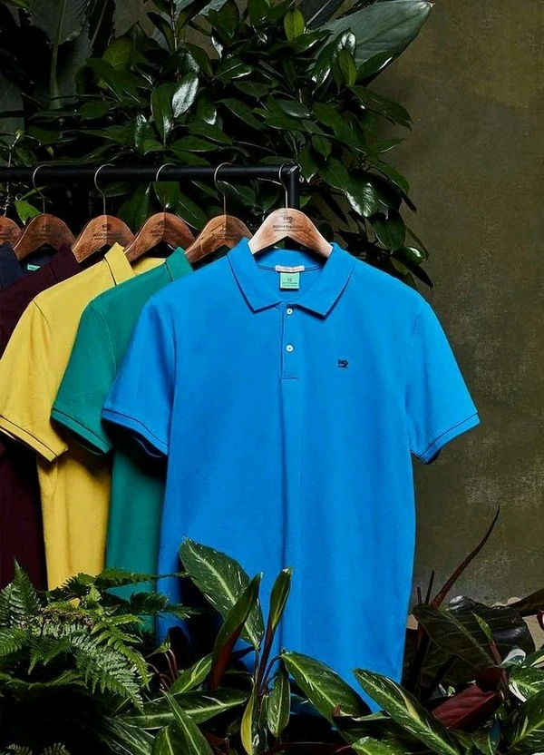  Premium Polo Tshirt For Mens - Xl, Black