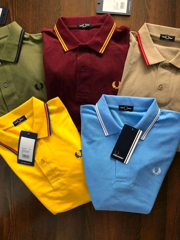  Premium Polo Tshirt For Mens - M, Bourbon