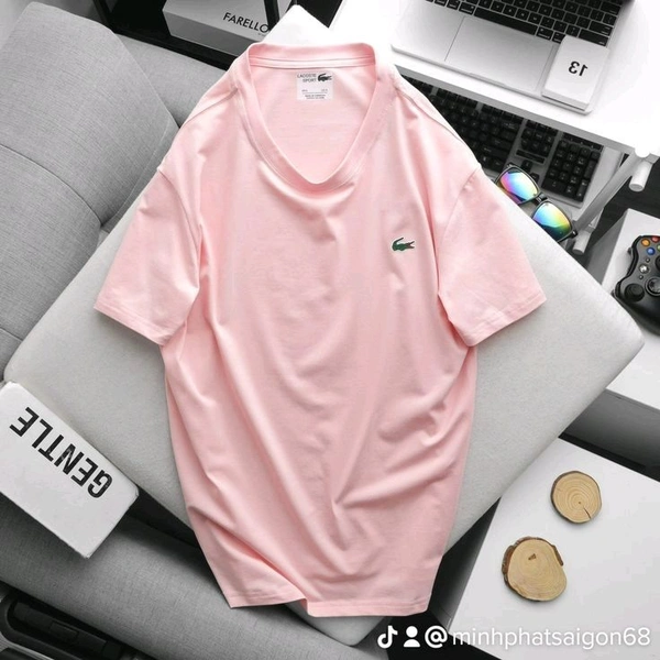 Premium Quality T-shirt  - L, Pig Pink