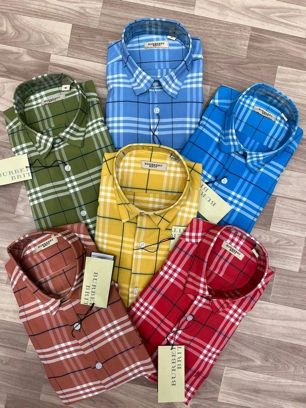 Pure Ctton Checks - Blue, L