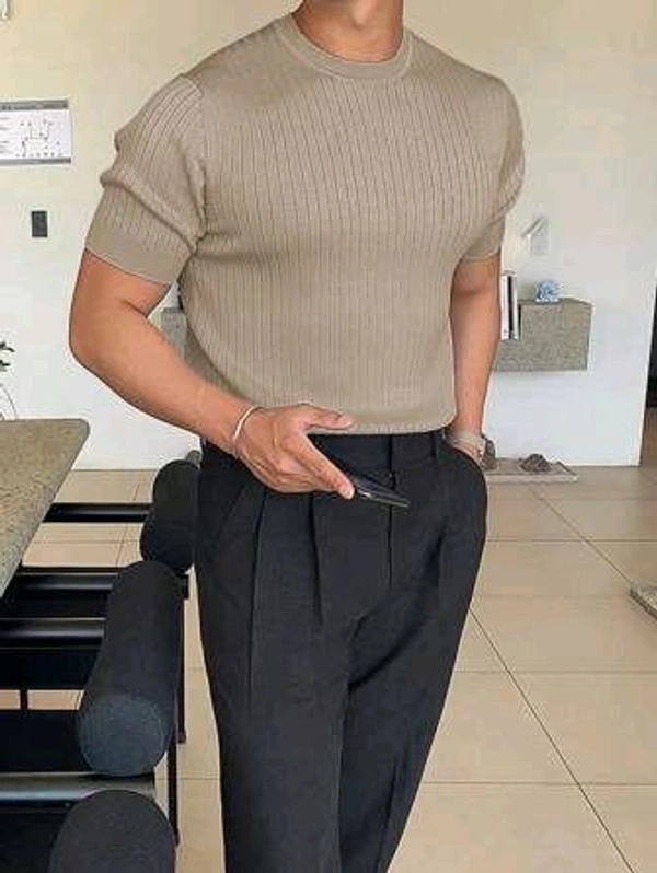 Premium Off White T-shirt  OG - L, Tan