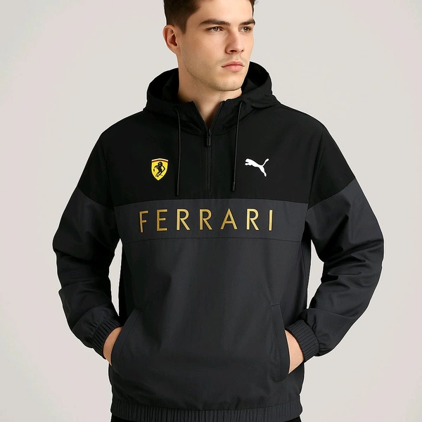 IMPORTED  Sports Upper Casual Wear - Black, L